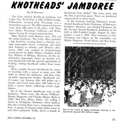 4. SIO 1956 Dec
First Knothead Jamboree in Yellowstone
